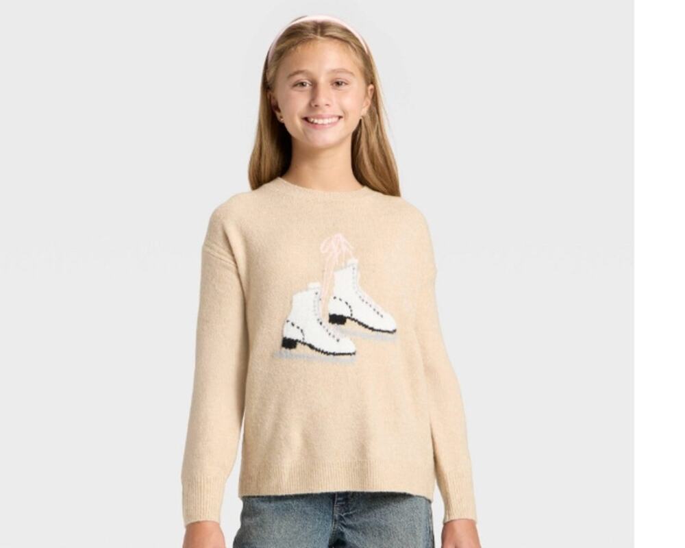 ART CLASS | FIGURE SKATE SWEATER | SUPER SOFT! |  LARGE (10/12)